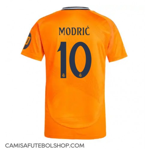 Camisa de time de futebol Real Madrid Luka Modric #10 Replicas 2º Equipamento 2024-25 Manga Curta